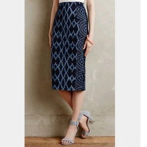 Anthropologie Plenty Tracy Reese NWT Denim Pencil Skirt